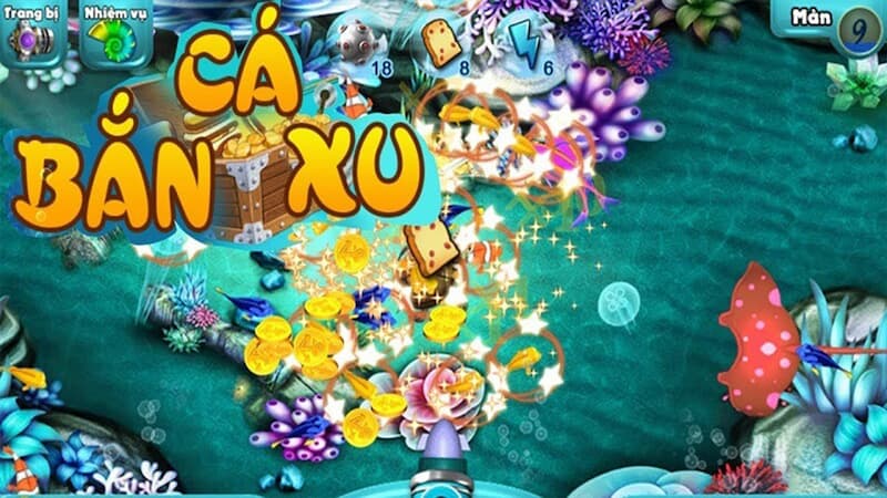 Điểm đặc sắc của săn cá ăn xu đổi thưởng xanh chín