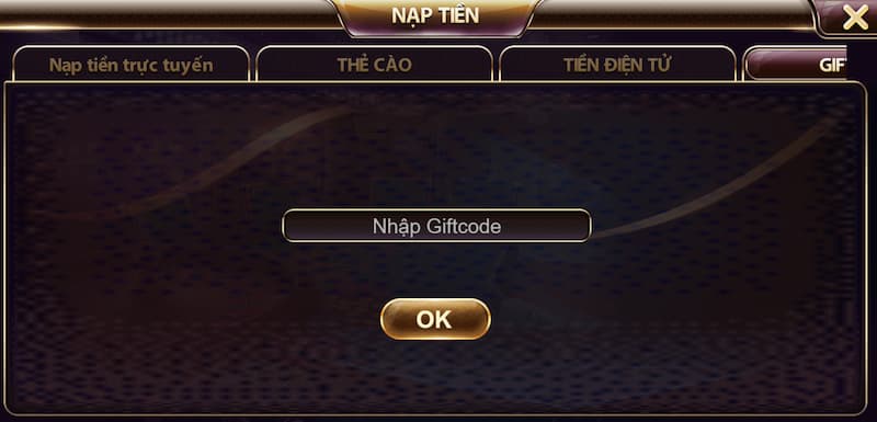 Nạp tiền TDTC: Đơn giản và tiện lợi dưới mọi hình thức 4 Nạp tiền vào tài khoản TDTC bằng giftcode